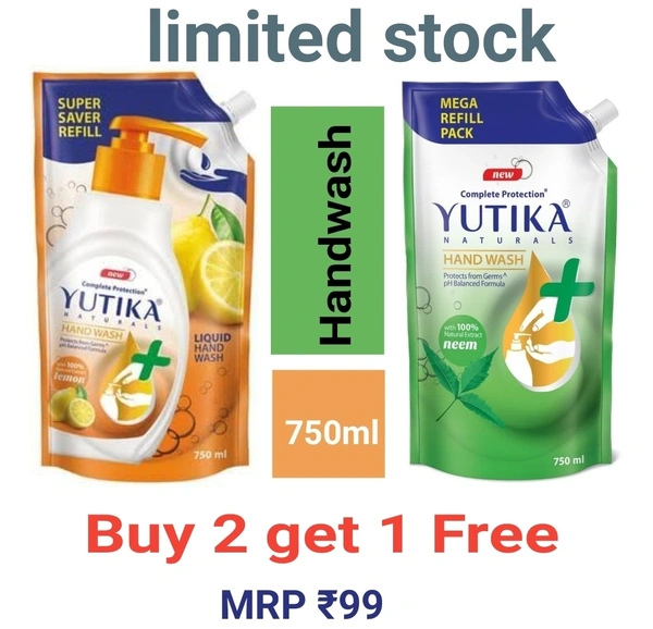 Yutika Handwash 750ml