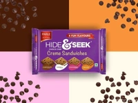 HIDE & SEEK CHOCO CHIP CREME SANDWICHES 4 FUN FLAVOUR