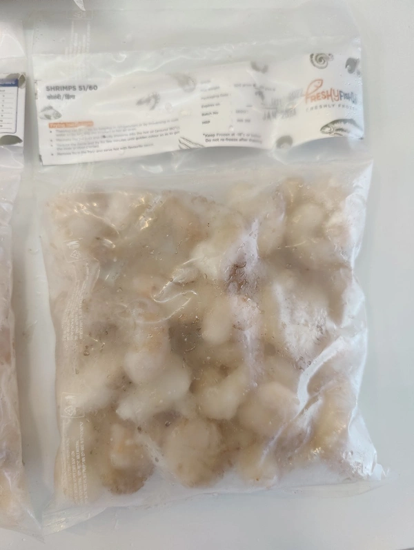 Shrimps Small कोळंबी/झिंगा - 51/60 Grade, 500GM