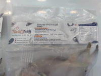 Silvar Pomfret पापलेट - 500GM, Whole With Head 150-200Grade