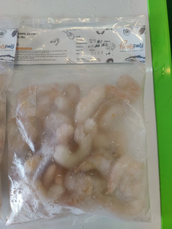 Shrimps Jumbo कोळंबी/झिंगा - 21/30 Grade, 500GM