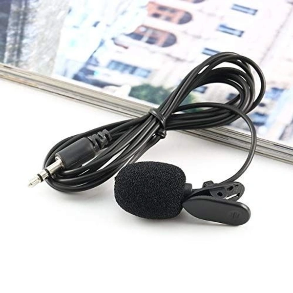 Clip Collar Mic For Mobile Video Recording - Black