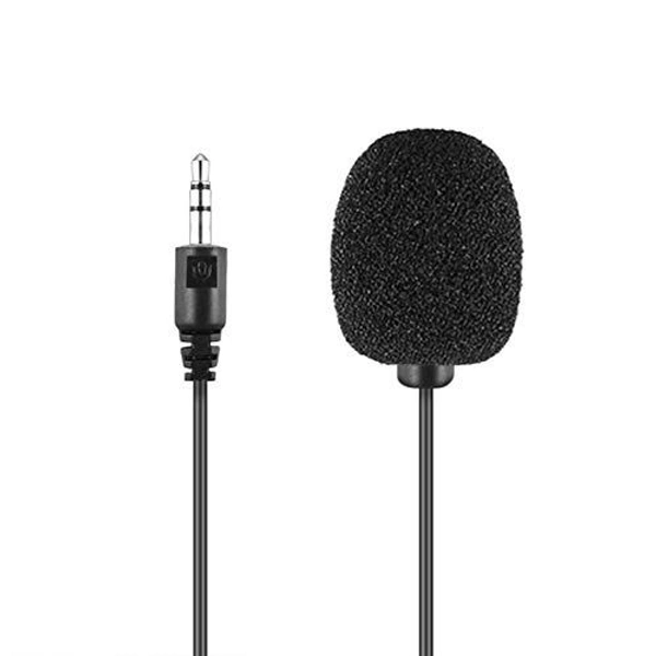 Clip Collar Mic For Mobile Video Recording - Black