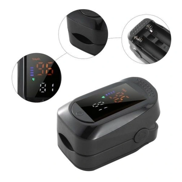 MI-STS A2 Fingertip Pulse Oximeter With LED Display Blood Oxygen SpO2 Saturation Level