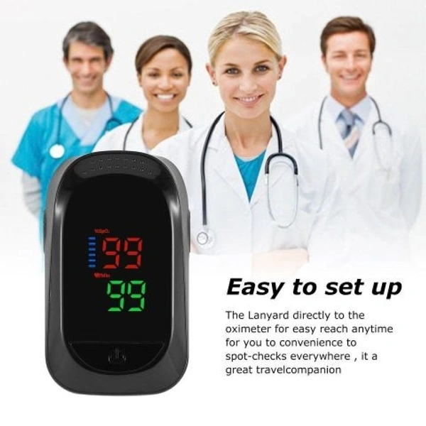 MI-STS A2 Fingertip Pulse Oximeter With LED Display Blood Oxygen SpO2 Saturation Level