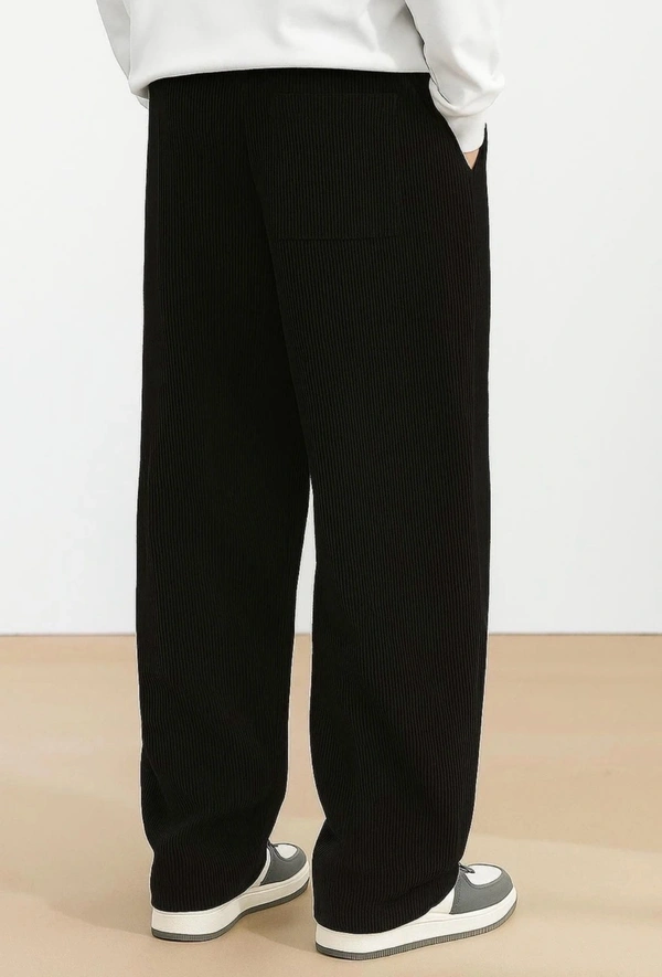Black Baggy Pant Men - M