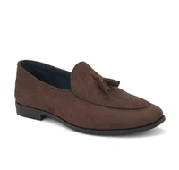 HERE & NOW Men Tassel Formal Slip On Shoes - 6