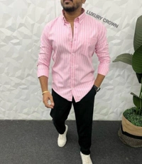 Men Striped Shirt - M