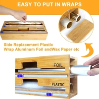 Way Craft  Wooden Foil Paper Cutter  - 13x5x2.5 Inch, Wooden