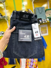H&m Four Pocket Baggy Pant Imp - Black, 28
