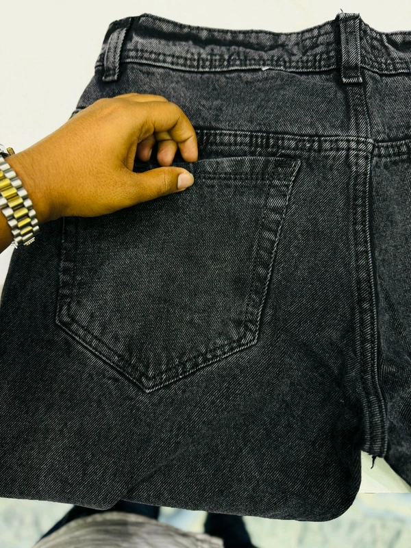 H&m Four Pocket Baggy Pant Imp - Black, 32