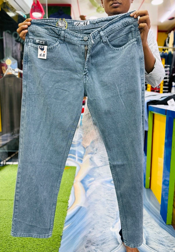 4 Pocket Baggy Jeans - Teal, 28