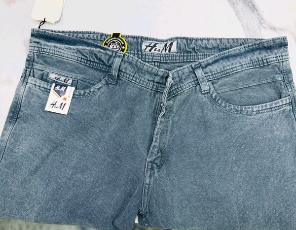 4 Pocket Baggy Jeans - Teal, 28