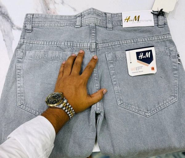 4 Pocket Baggy Jeans - Granny Smith, 32
