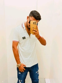 Gucci Balmain coller Half ZIPPER IMP TSHIRT - White, M