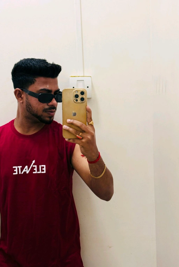 IMP CUT SLEEVE TSHIRT - Mexican Red, M