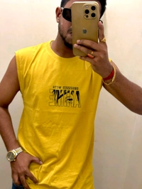 IMP CUT SLEEVE TSHIRT - Bright Sun, M