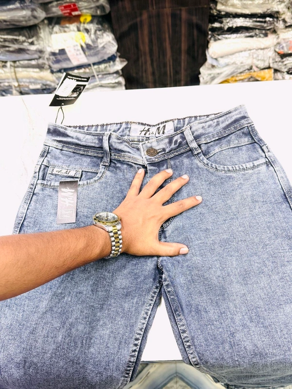 Baggy Jeans  - Dove Gray, 30