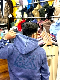 Denim Update Hoodie - M, Moody Blue