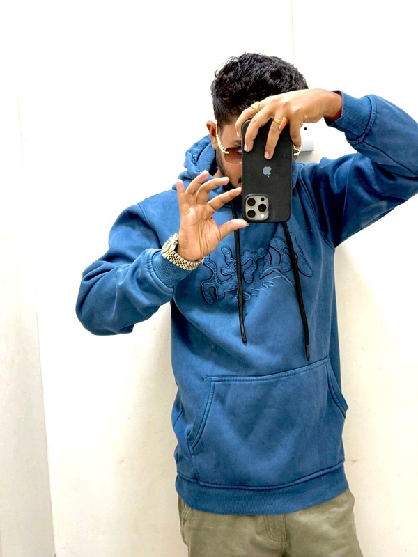 Denim Update Hoodie - Bay of Many, L