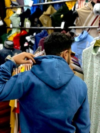 Denim Update Hoodie - Bay of Many, L