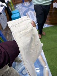 4 Pocket Baggy Jeans - Silver Chalice, 30