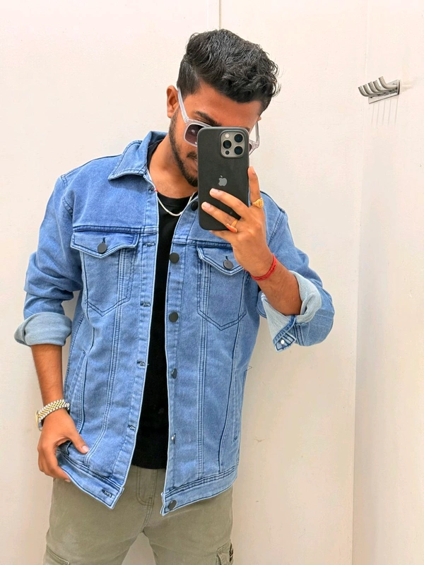 Vietnam Denim Jacket - Steel Blue, L