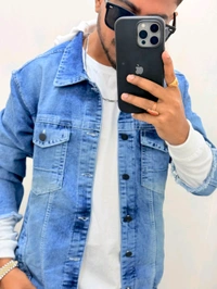 Vietnam Denim Jacket - Royal Blue, L