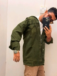 Vietnam Denim Jacket - Woodland, M