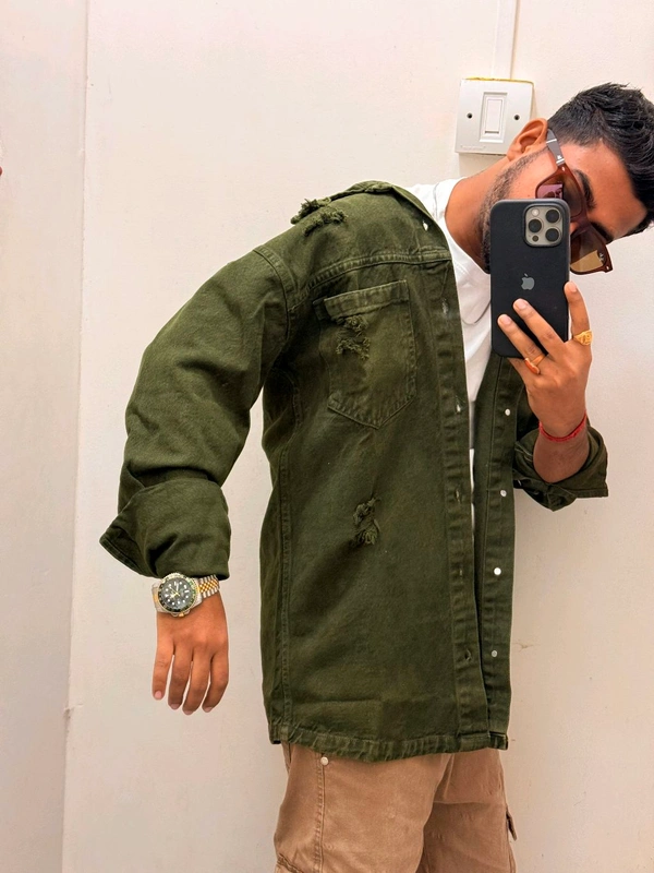 Vietnam Denim Jacket - Woodland, M