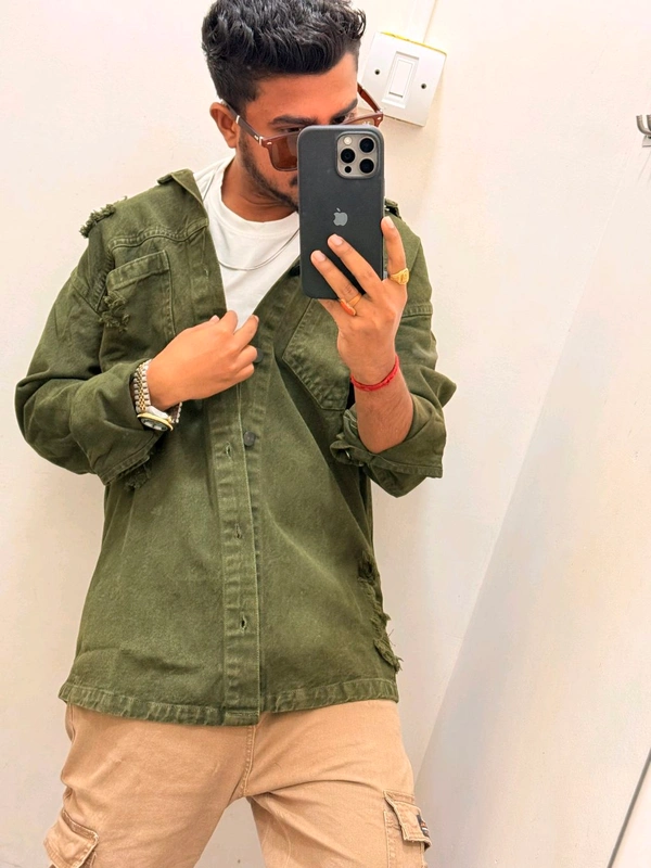 Vietnam Denim Jacket - Woodland, L