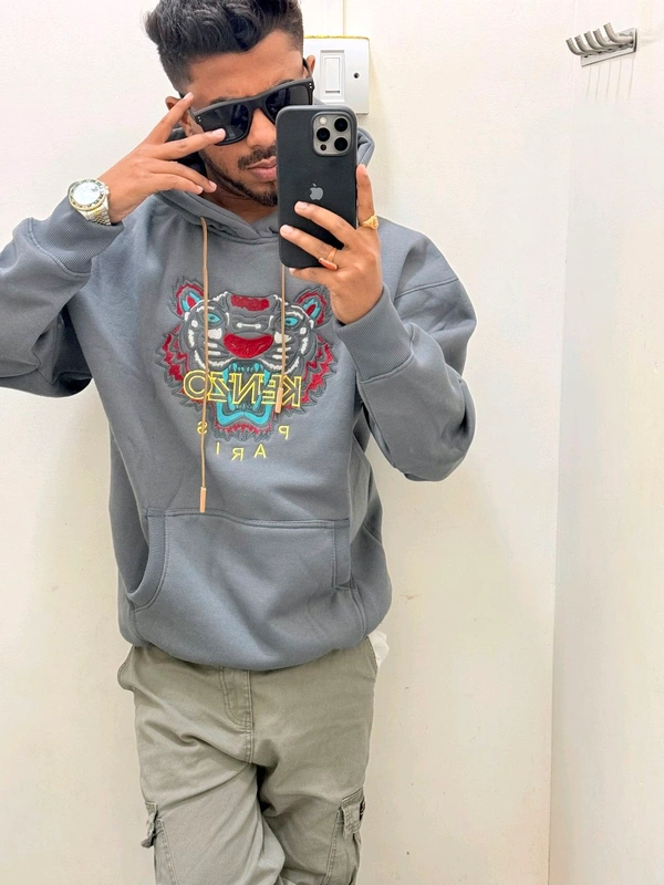 Kenzo Update Hoodie - Gray, L