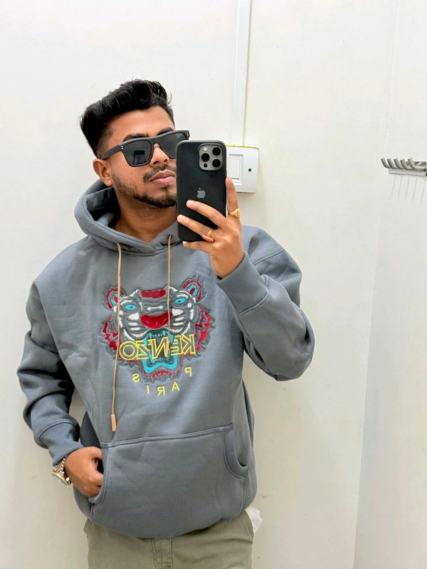 Kenzo Update Hoodie - Gray, L