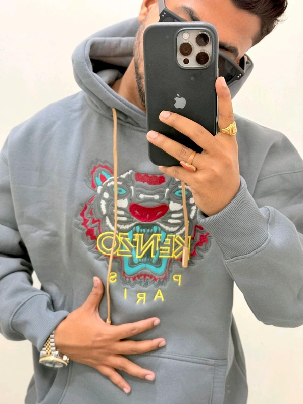 Kenzo Update Hoodie - Gray, Xl