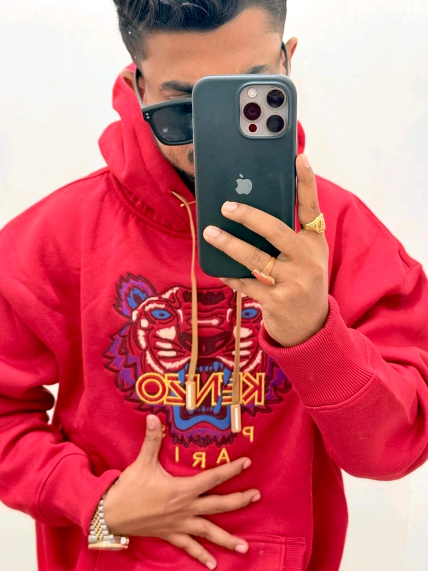 Kenzo Update Hoodie - Red, Xl