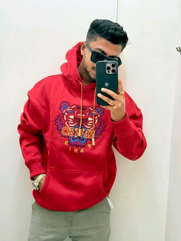Kenzo Update Hoodie - Red, Xl