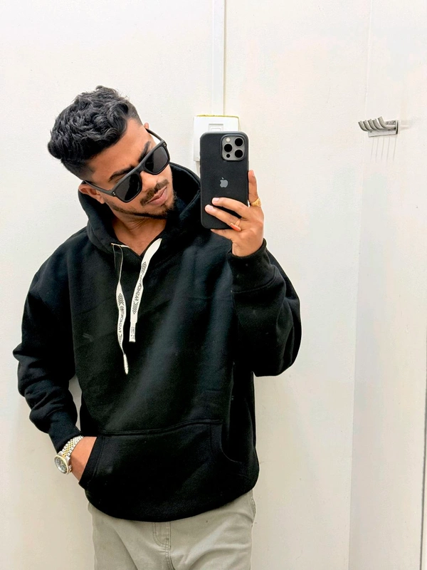 DOLCE &GABBANA HOODIE - Black, L