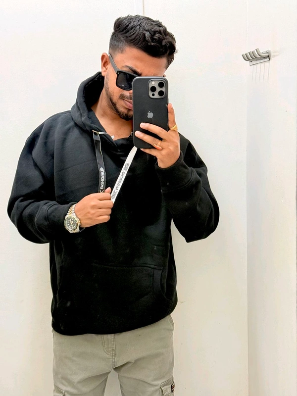 DOLCE &GABBANA HOODIE - Black, L