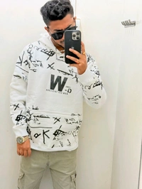 Funky Imp Hoodie - White, M