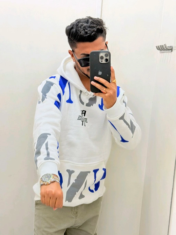 Funky Imp Hoodie - White, L