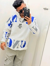 Funky Imp Hoodie - White, L