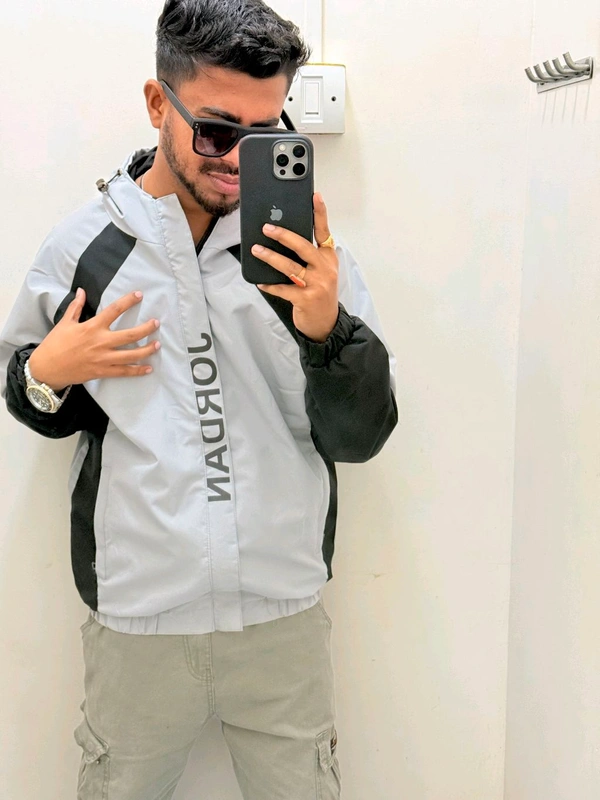 Aesthetic Windcheater - Gray, M