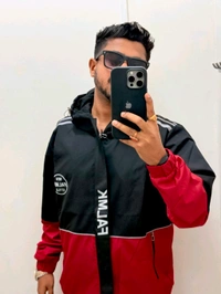 Aesthetic Windcheater - Black, M