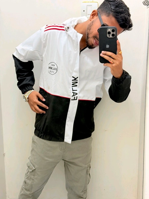 Aesthetic Windcheater - White, M