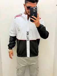 Aesthetic Windcheater - White, Xl