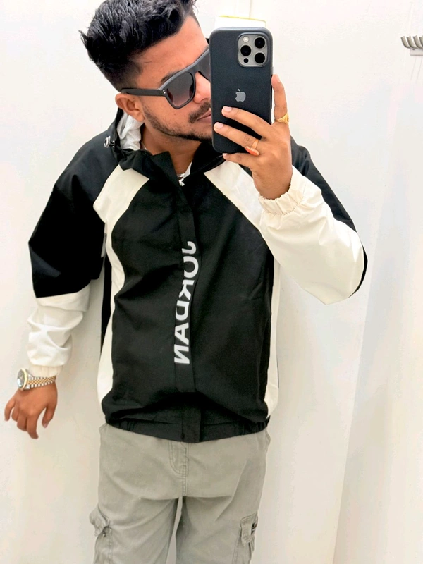 Aesthetic Windcheater - Black, Xl