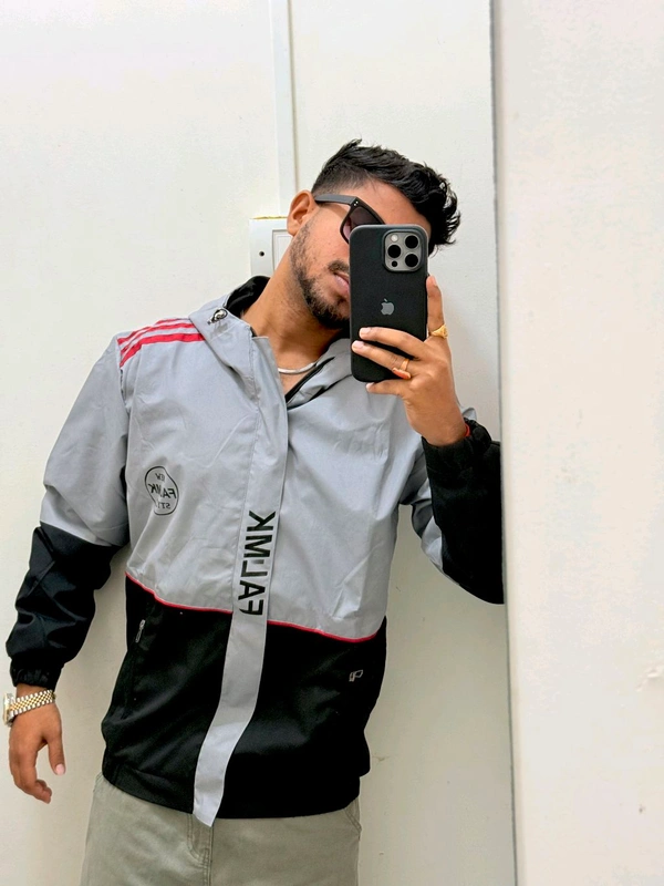 Aesthetic Windcheater - Gray, M