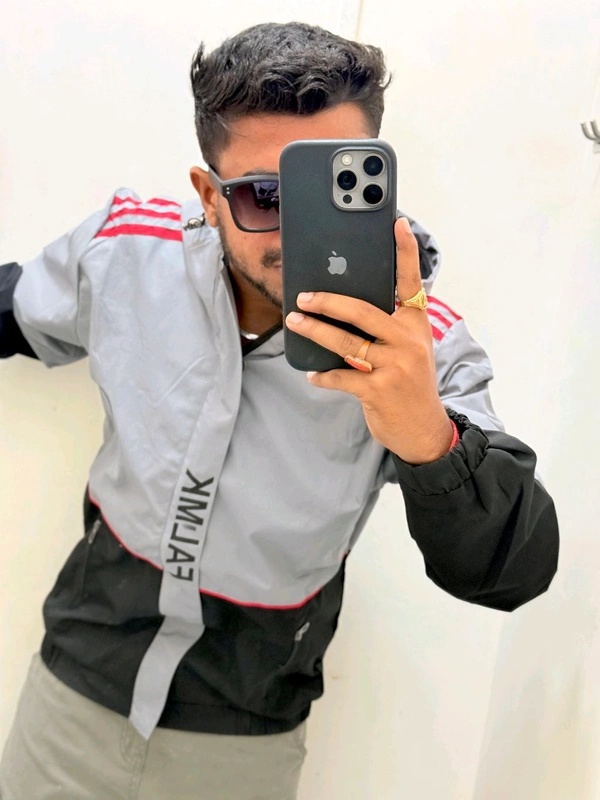 Aesthetic Windcheater - Gray, Xl