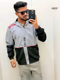 Aesthetic Windcheater - Gray, Xl