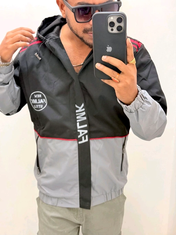 Aesthetic Windcheater - Black, M